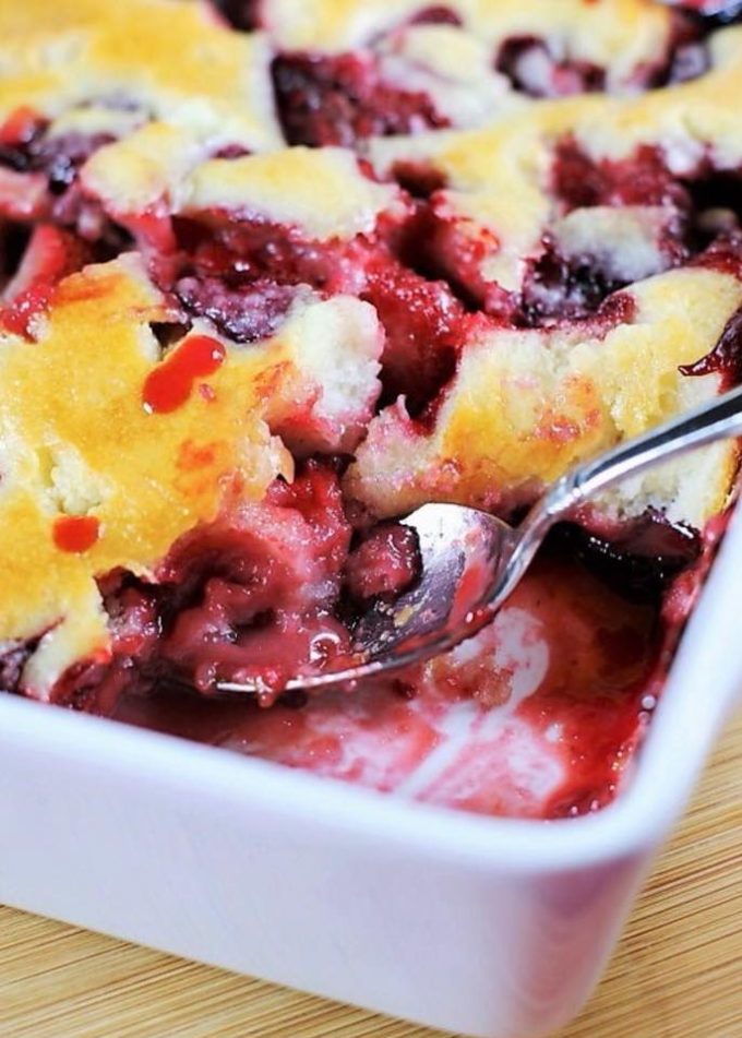 Strawberry Cobbler at Kendrick Farmers Market