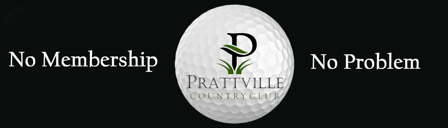advertisement for no membership required at prattville country club
